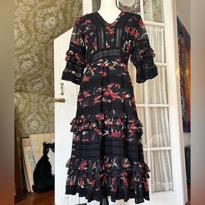 Floral all-season dress.
